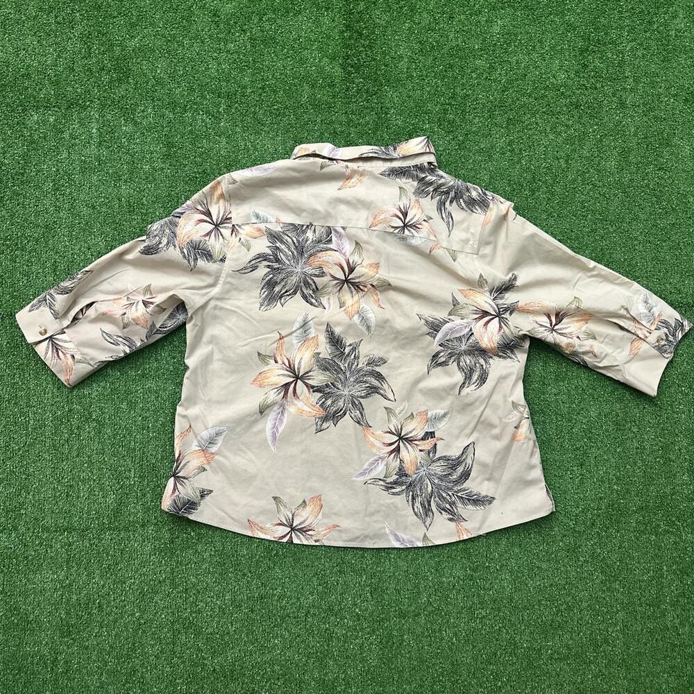Chico's Tropic Floral Button-Up Blouse - Picture 5 of 5